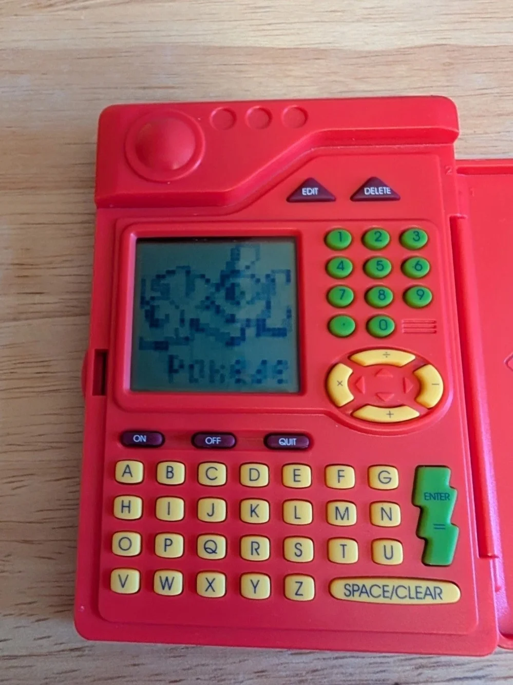 Vintage Rare Pokémon Pokédex 1998 Tiger Electronics Handheld Game Collectible
